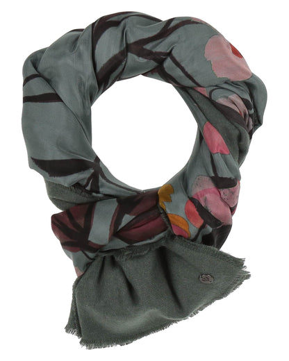 Fraas Misty Floral Patchwork Scarf