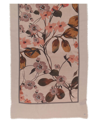 Fraas Misty Floral Patchwork Scarf