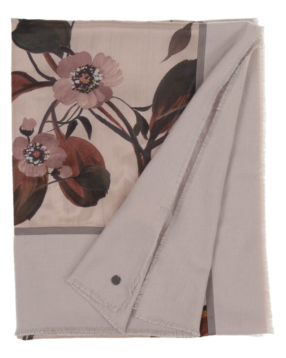 Fraas Misty Floral Patchwork Scarf