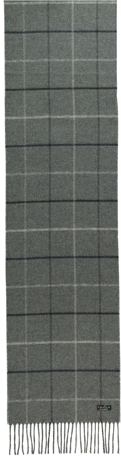 Fraas Box Plaid Cashmink Scarf