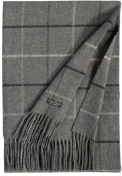 Fraas Box Plaid Cashmink Scarf