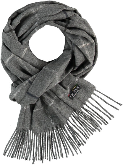 Fraas Box Plaid Cashmink Scarf