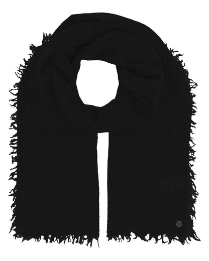 Fraas Lightweight Solid Wool Fringe Wrap