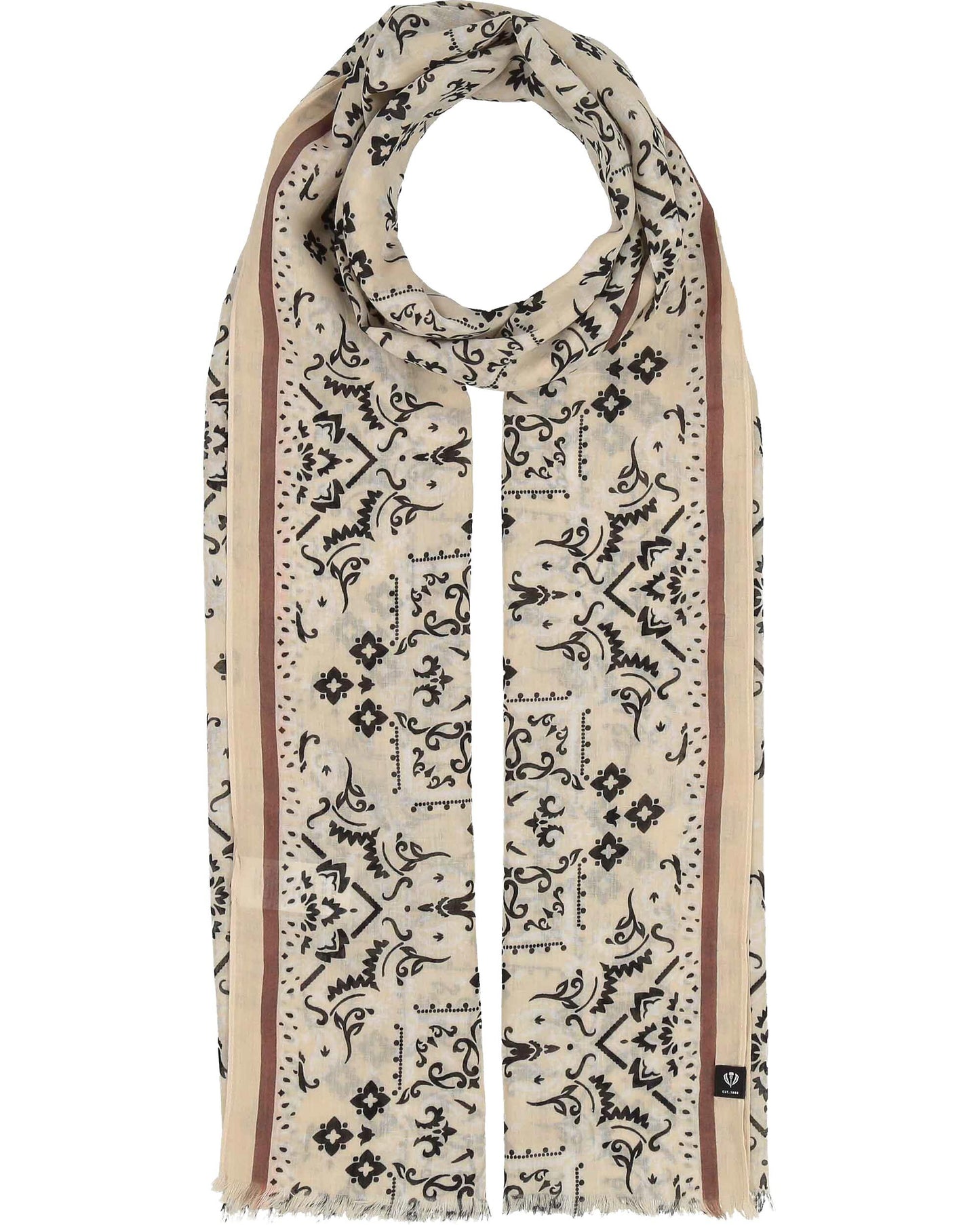 Bandana Boarder Print Scarf