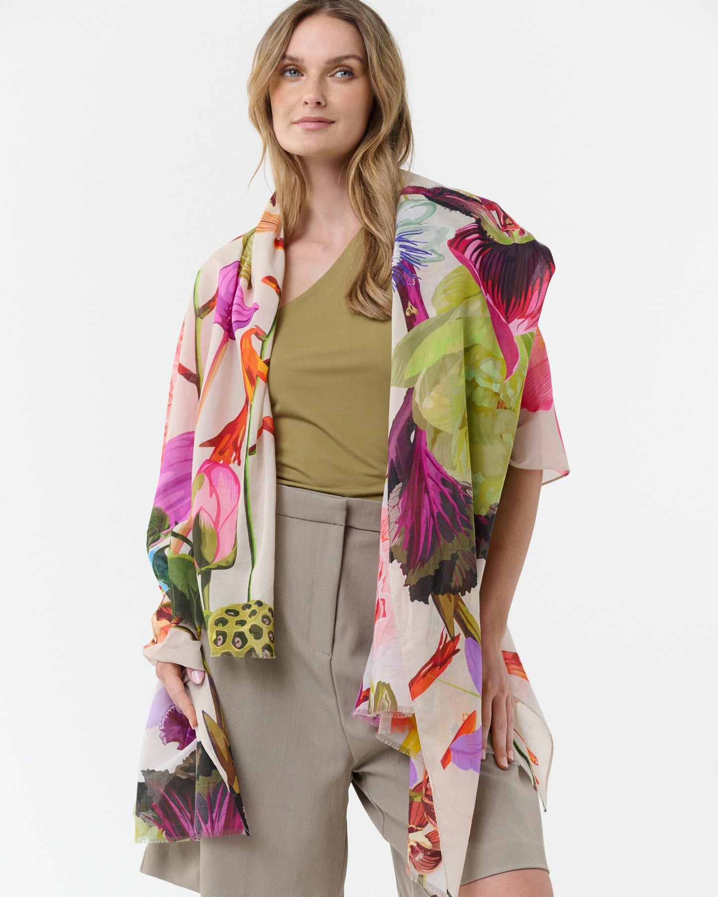 Floral Maxi Cotton Wrap