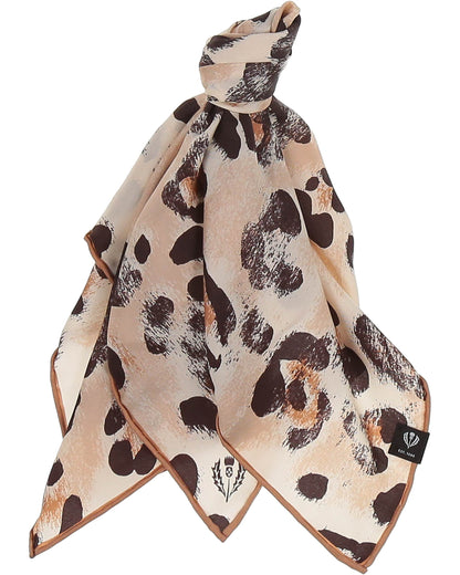 Animal Print Square Silk Neckie