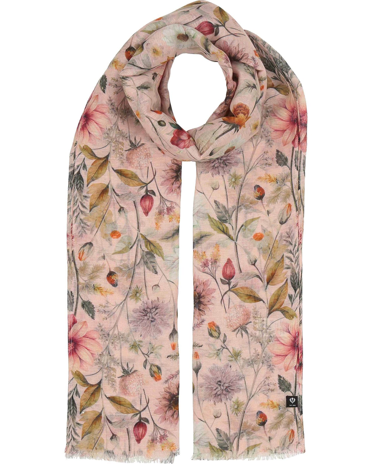 Vintage Floral Hemp Wrap