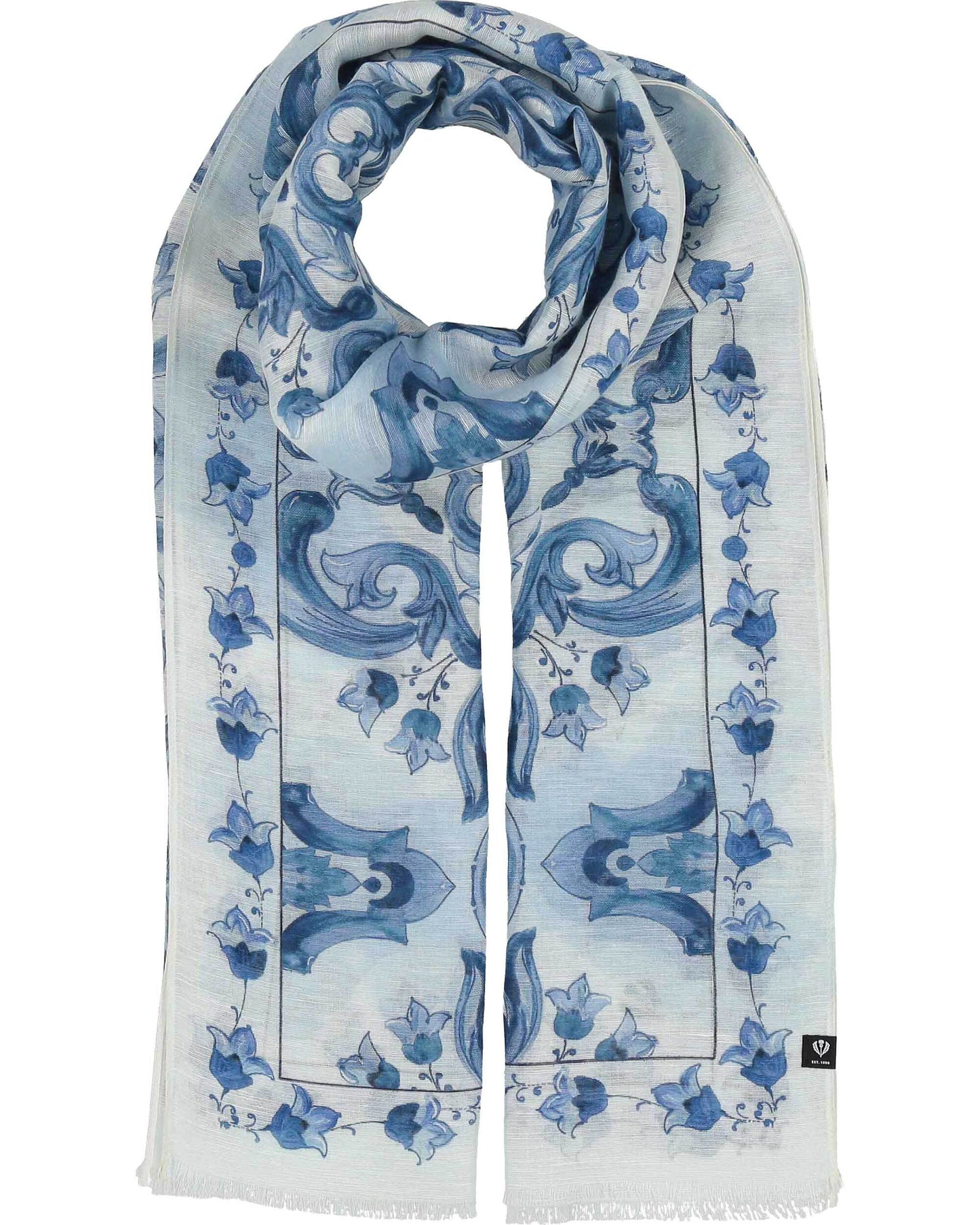 Tile Print Hemp Wrap