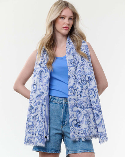 Paisley Maxi Cotton Wrap