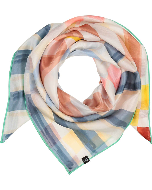 Painted Stripes Silk Square