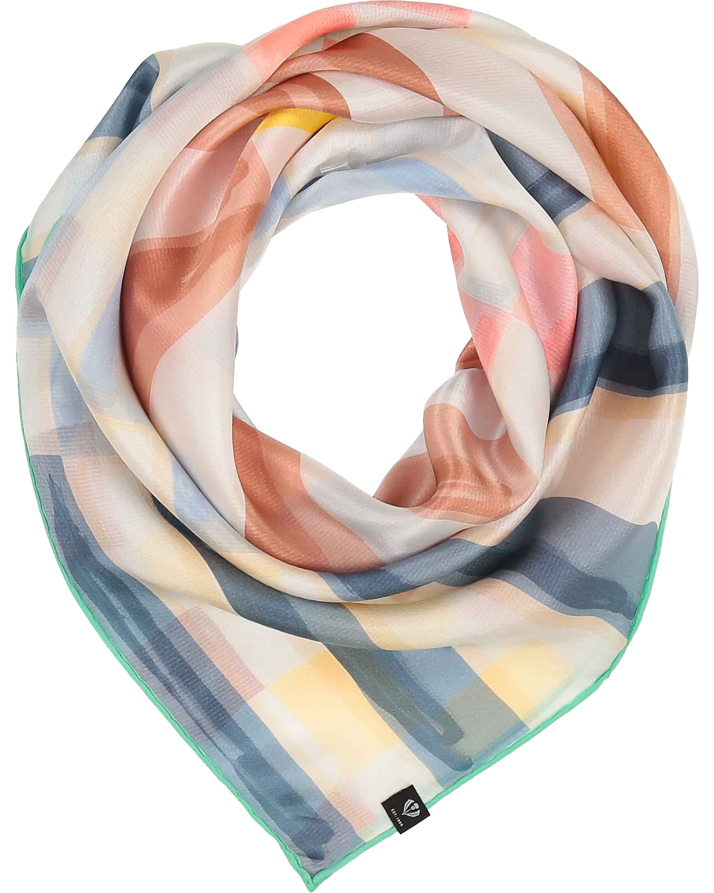 Painted Stripes Silk Square