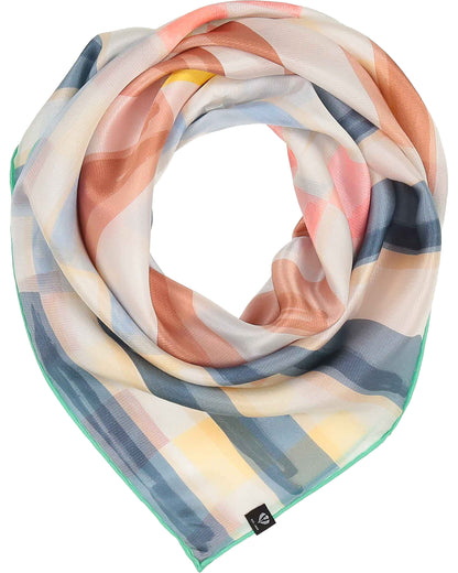Painted Stripes Silk Square