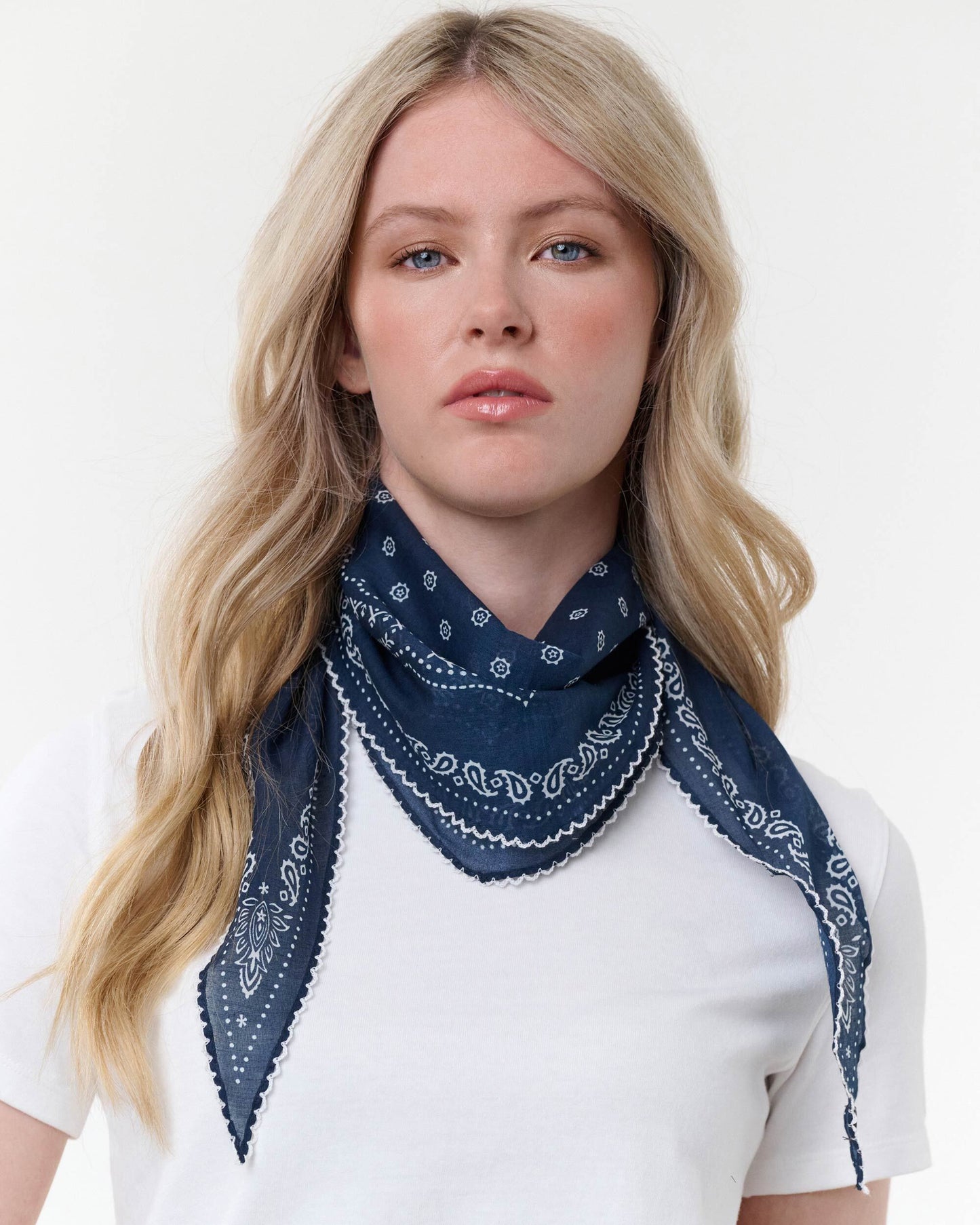 Bandana Crochet Diamond Scarf