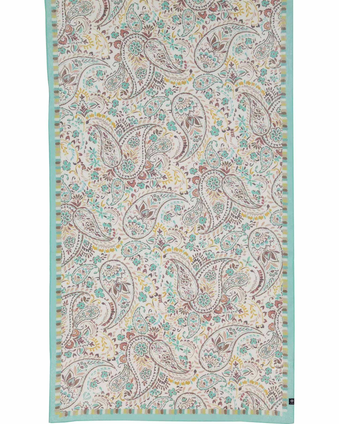 Orna Paisley Cotton Silk Wrap