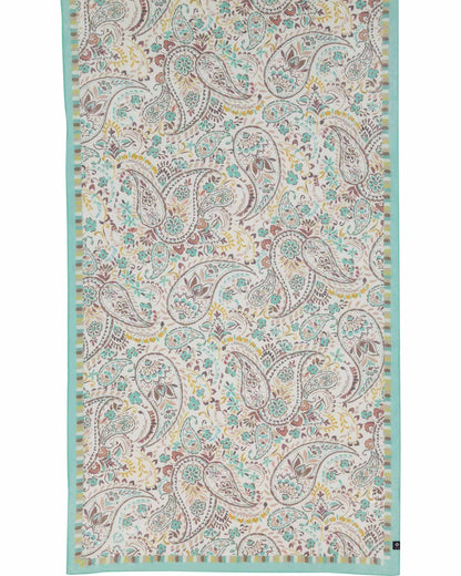 Orna Paisley Cotton Silk Wrap