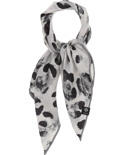 Animal Print Square Silk Neckie