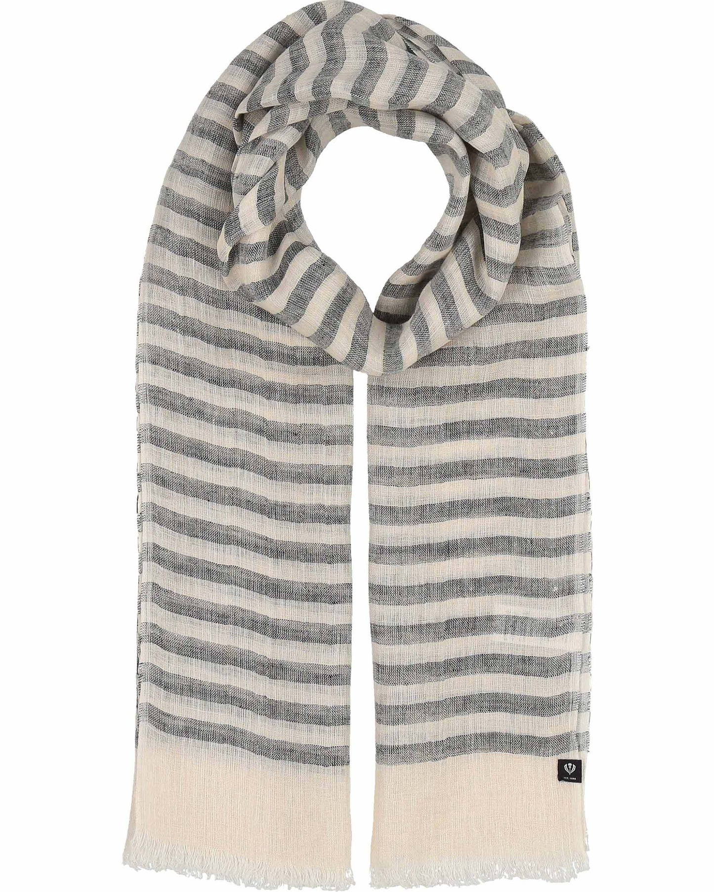 Sea Stripe Linen Wrap