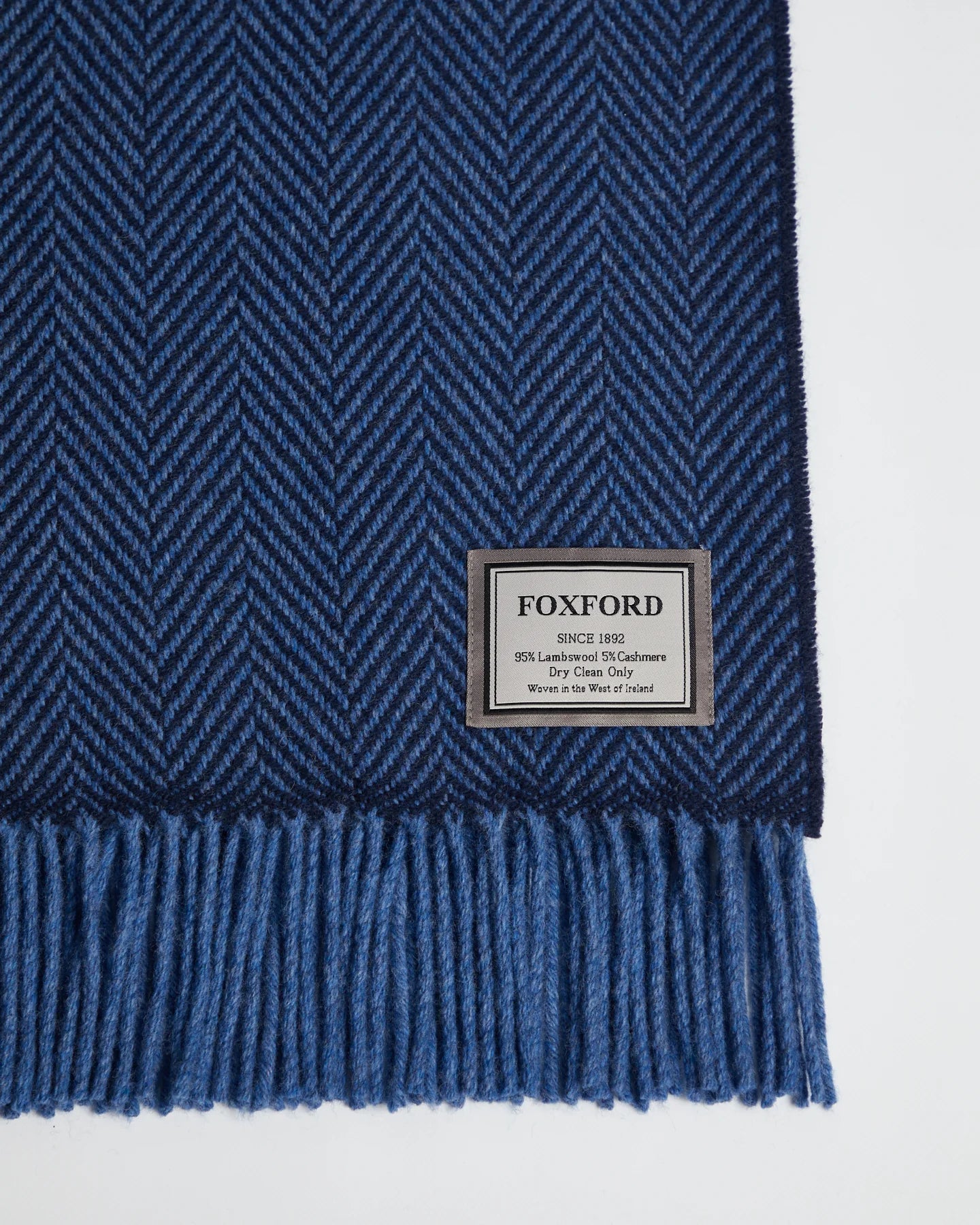 Foxford Cong Cashmere and Lambswool Throw