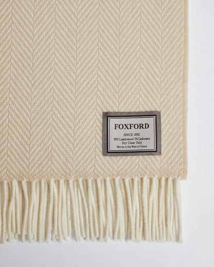 Foxford Keem Bay Cashmere and Lambswool Throw