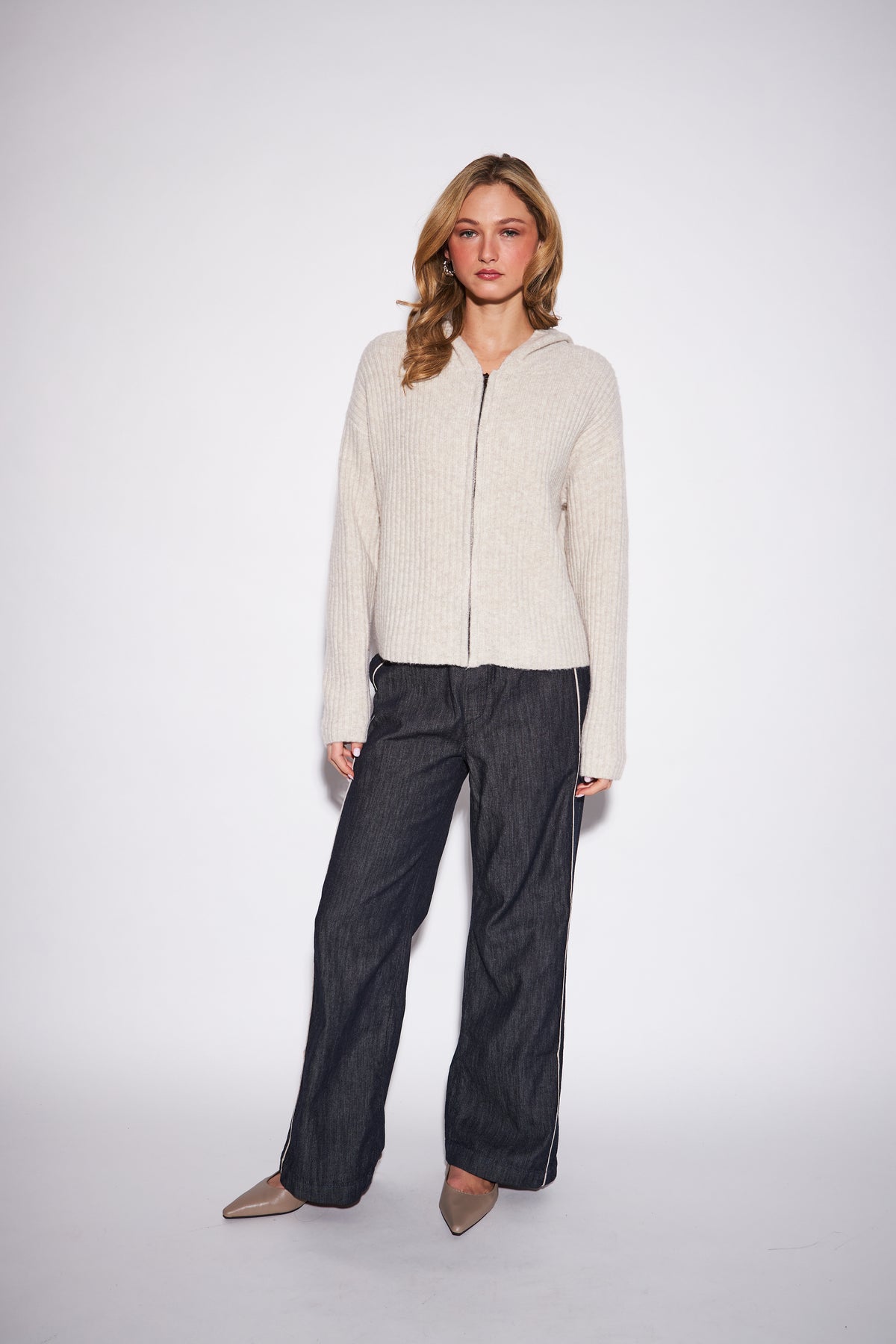 John & Jenn Gavin Zip Up Sweater
