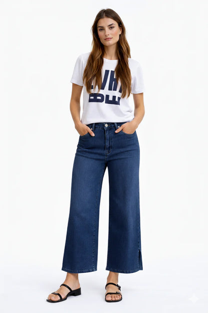 Carreli Wide Leg Gaucho Jean