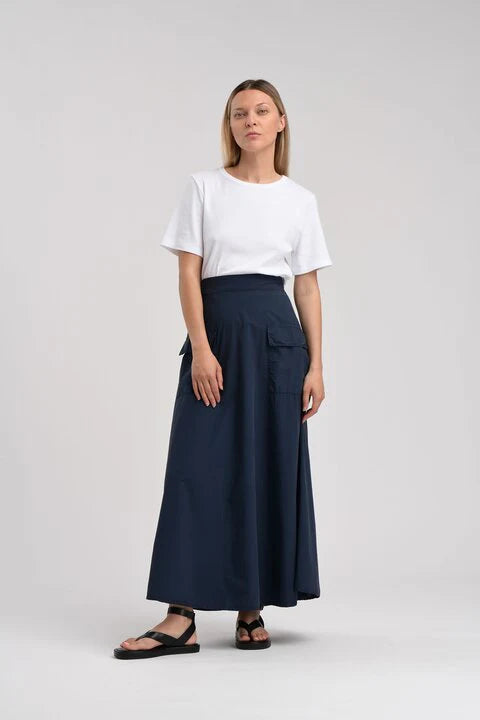 Humility Benin Cotton Poplin Skirt