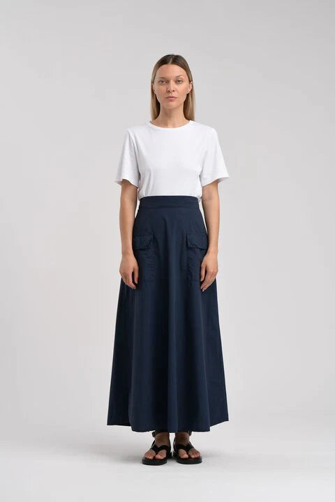 Humility Benin Cotton Poplin Skirt