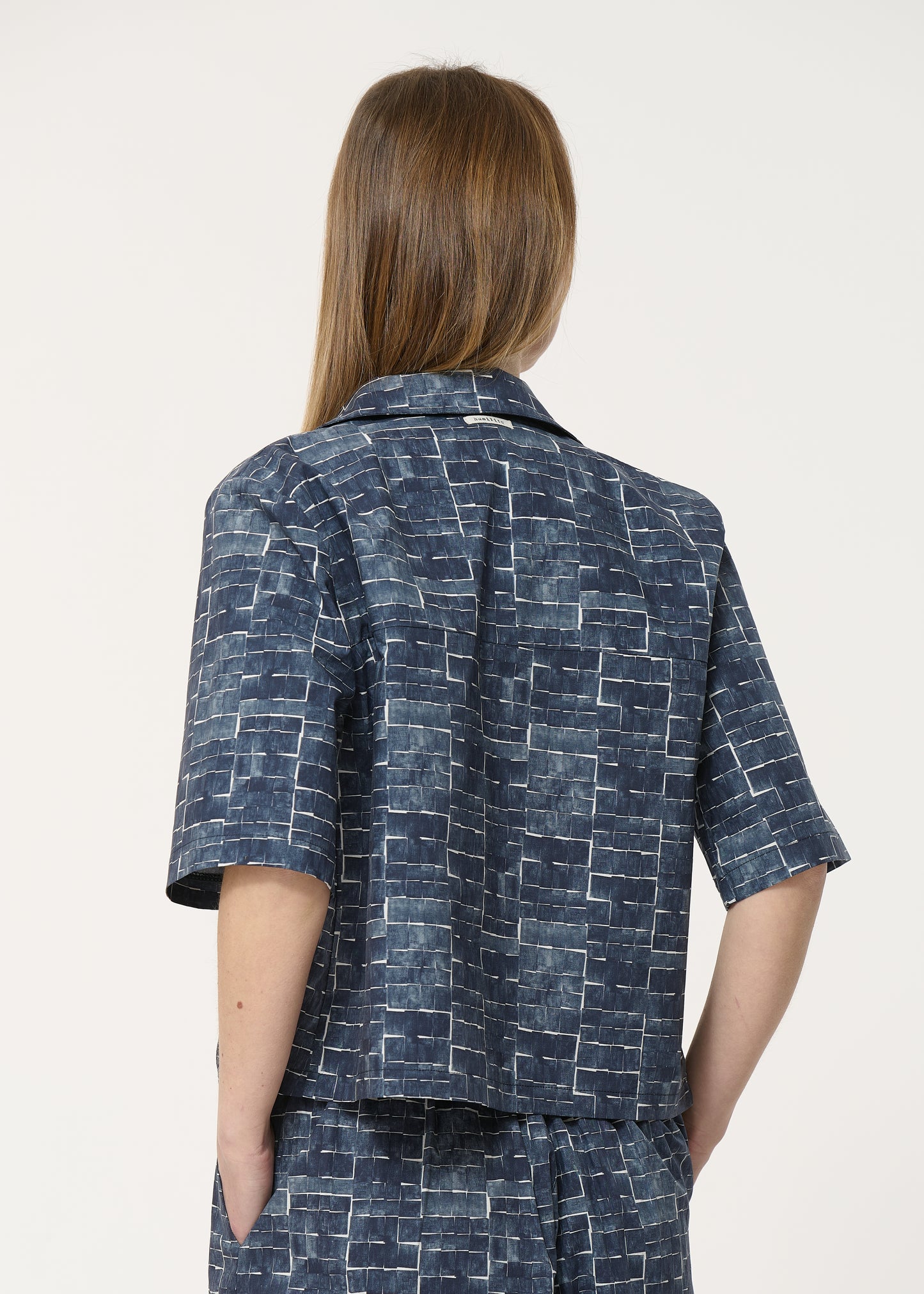 Humility Short Printed Bao Blouse