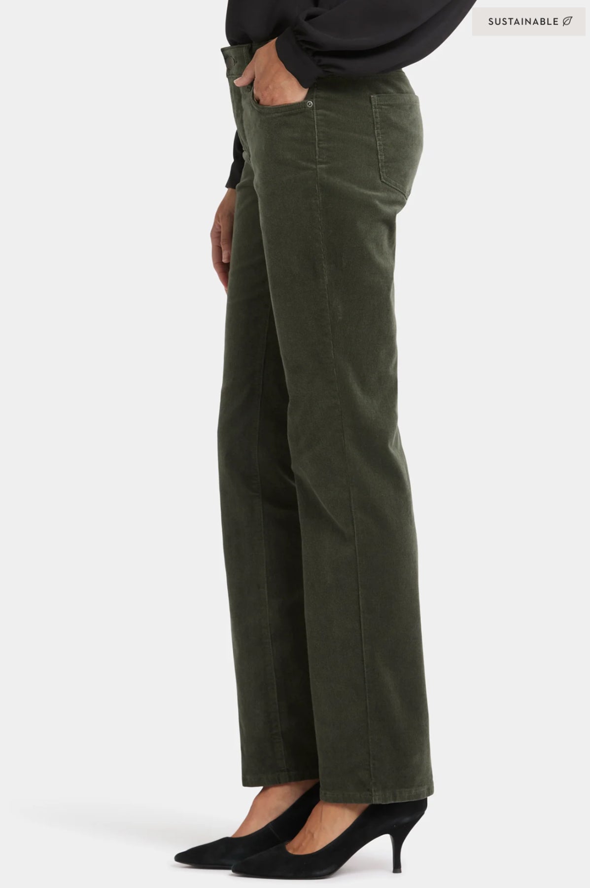 NYDJ Fine Wale Stretch Corduroy Marilyn Straight Pant