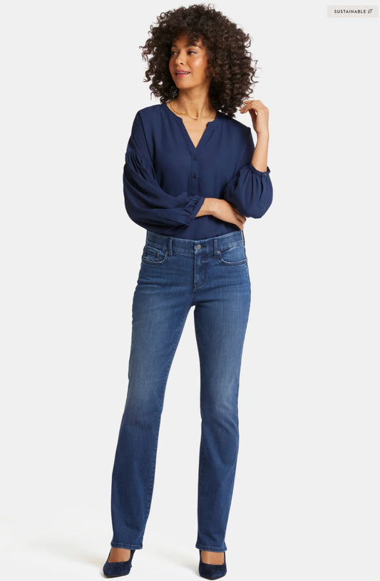 NYDJ Waist-Match Marilyn Straight Jean