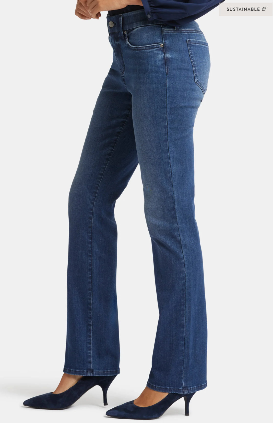 NYDJ Waist-Match Marilyn Straight Jean