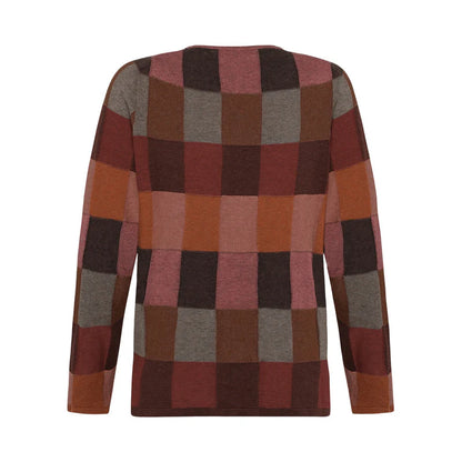 Mansted Lillith Check Cotton Sweater