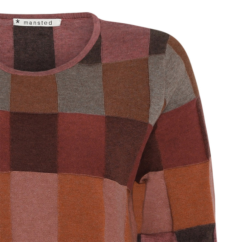 Mansted Lillith Check Cotton Sweater