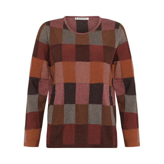 Mansted Lillith Check Cotton Sweater