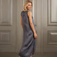 YAYA Satin Sleeveless Dress