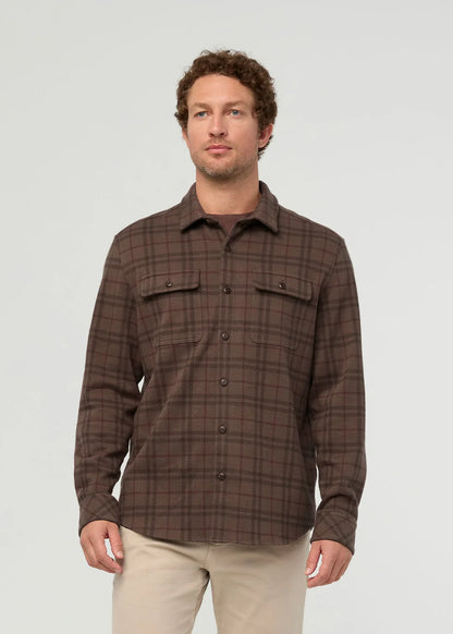 DUER Performance Flannel Overshirt