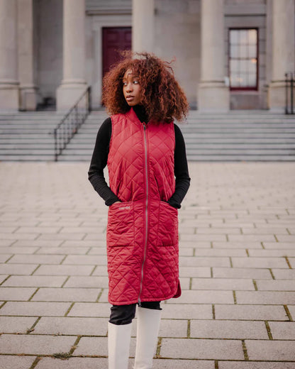 Mernini Quilted Long Liner Vest