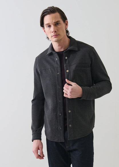 Patrick Assaraf Terry Shirt Jacket