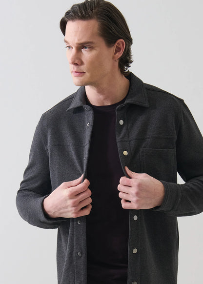 Patrick Assaraf Terry Shirt Jacket