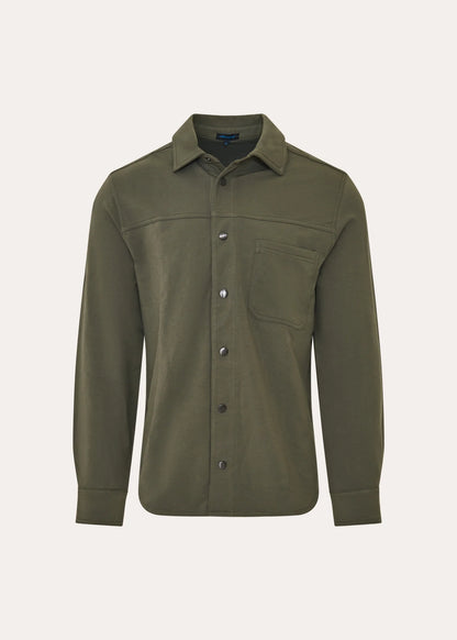Patrick Assaraf Terry Shirt Jacket
