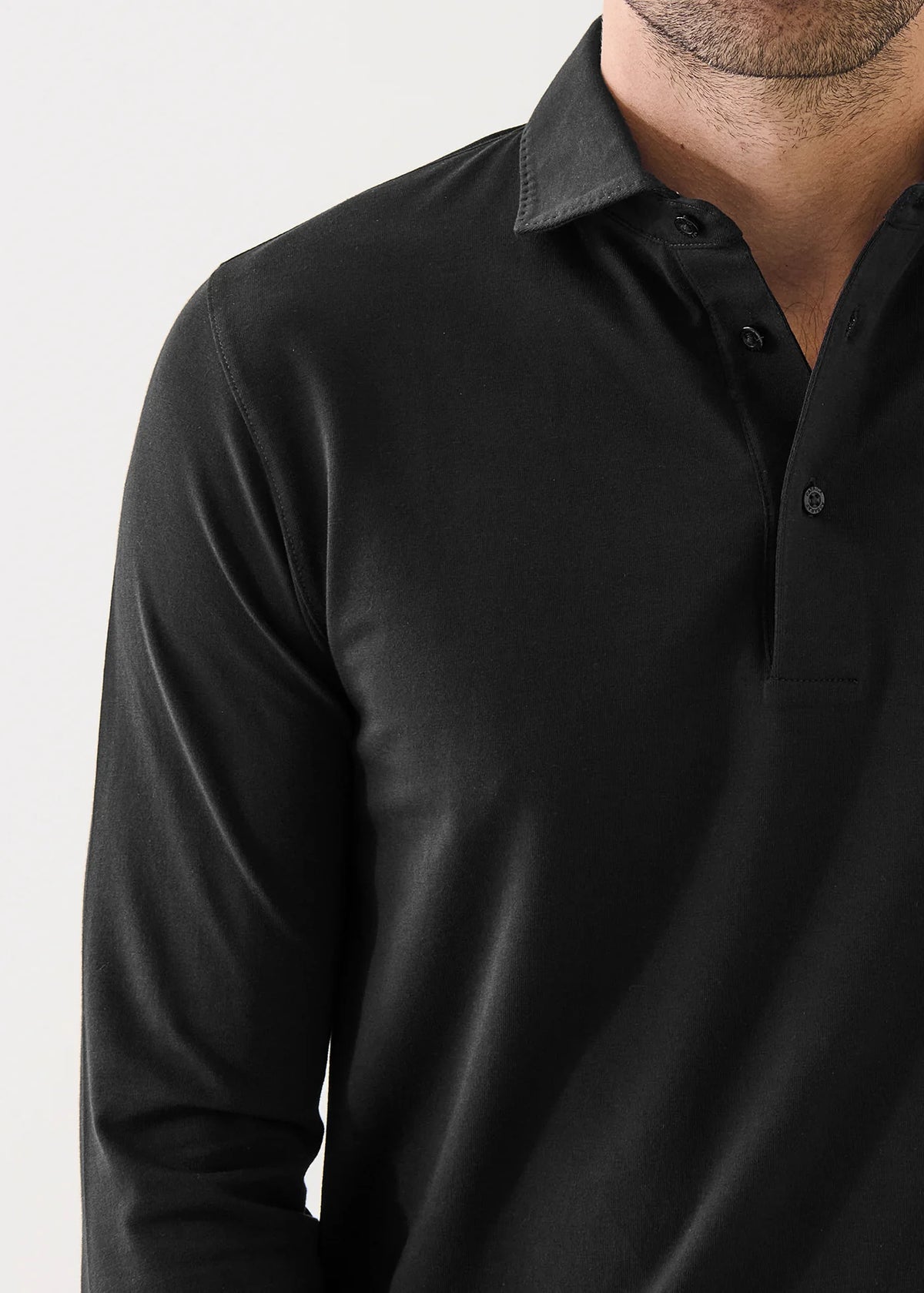 Patrick Assaraf Iconic Long Sleeve Polo