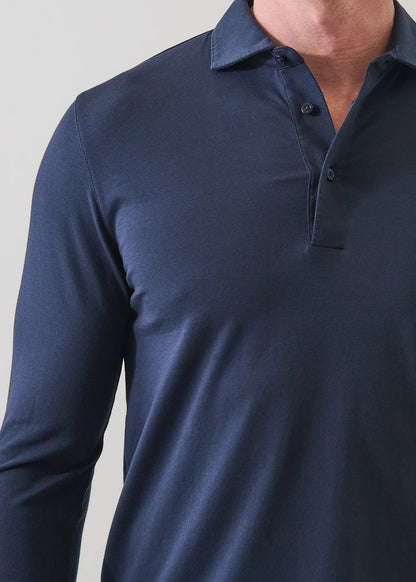 Patrick Assaraf Iconic Long Sleeve Polo