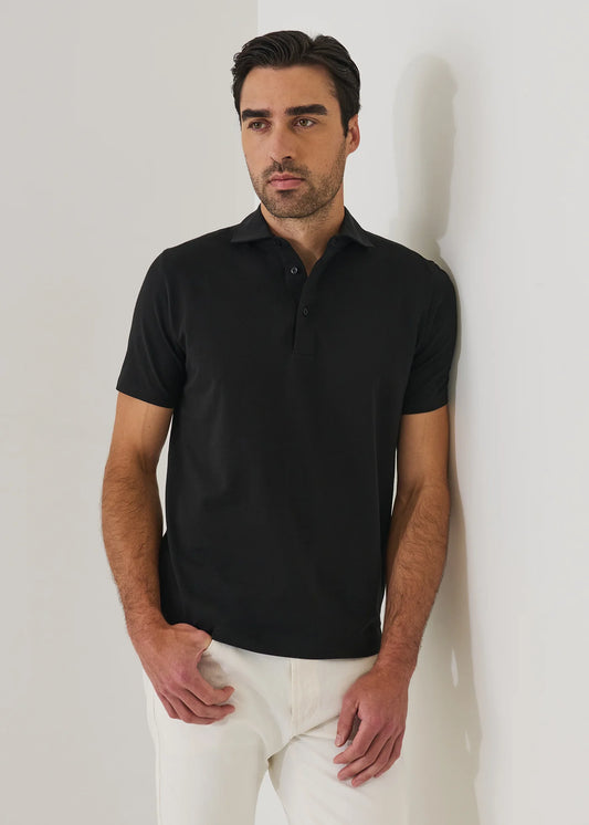 Patrick Assaraf Pima Cotton Stretch Iconic Polo