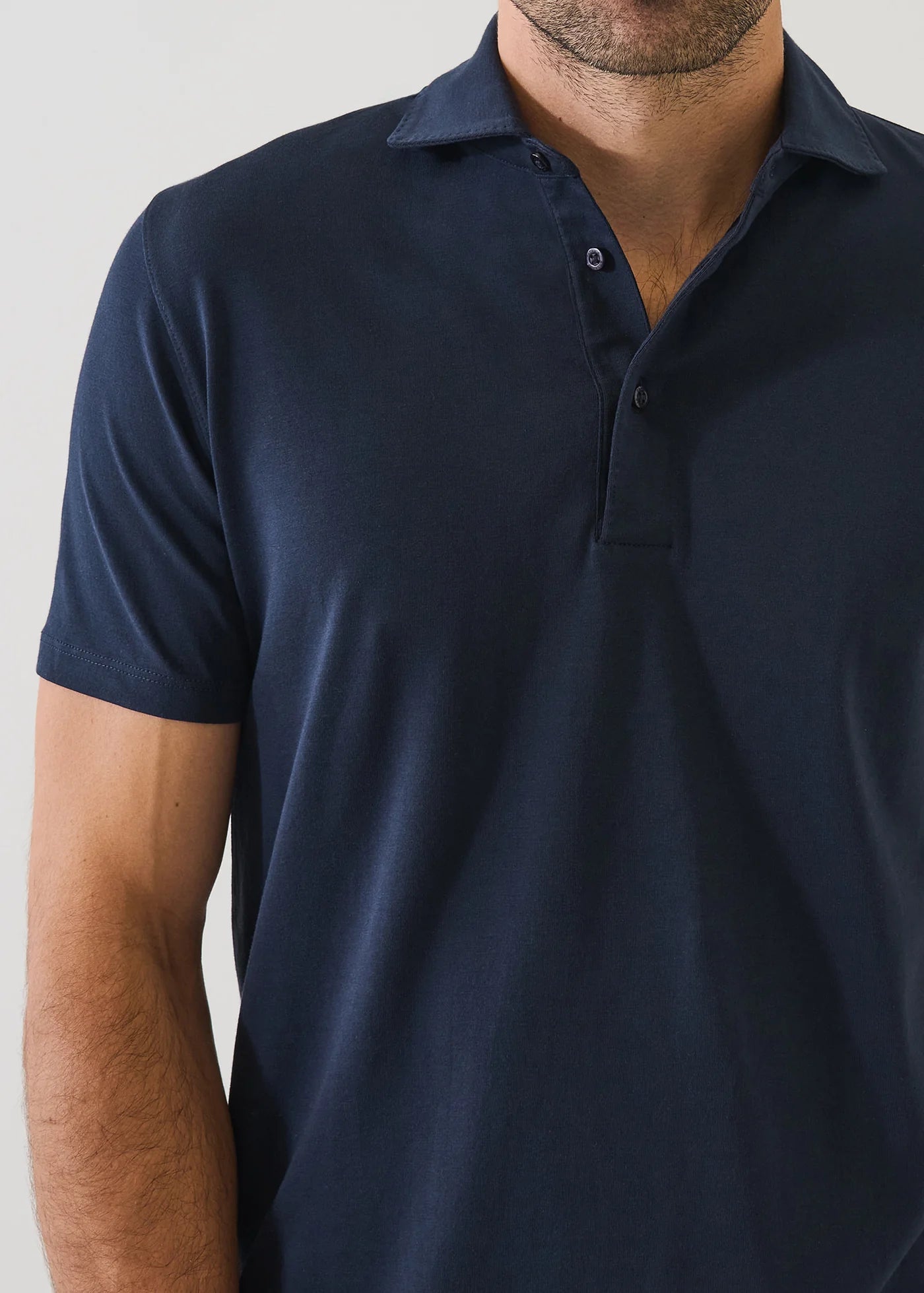 Patrick Assaraf Pima Cotton Stretch Iconic Polo