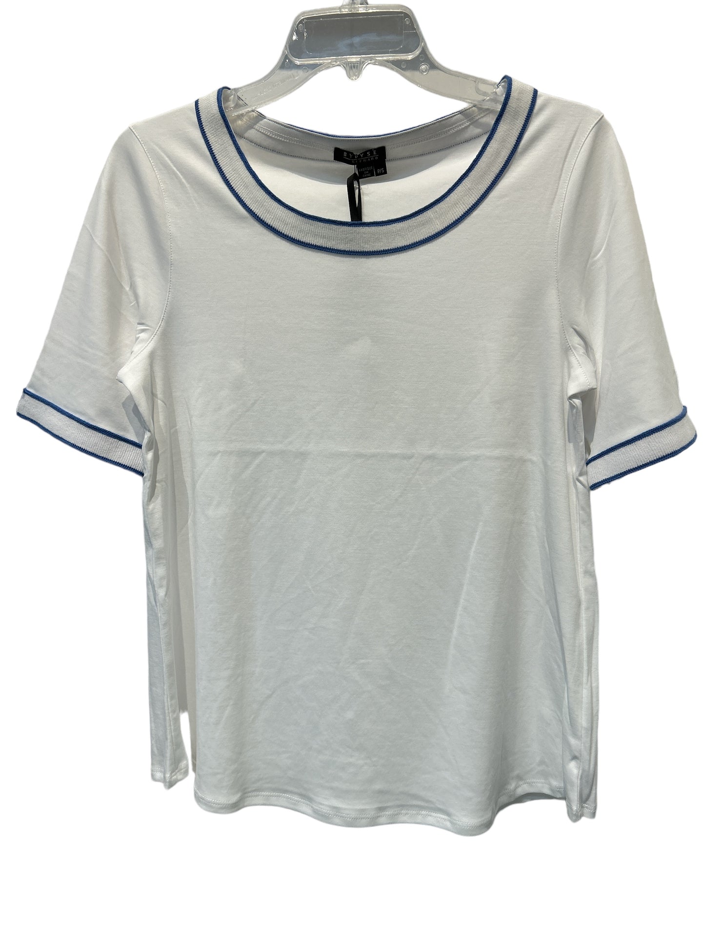 BYLYSE Knit Trim Basic T-Shirt