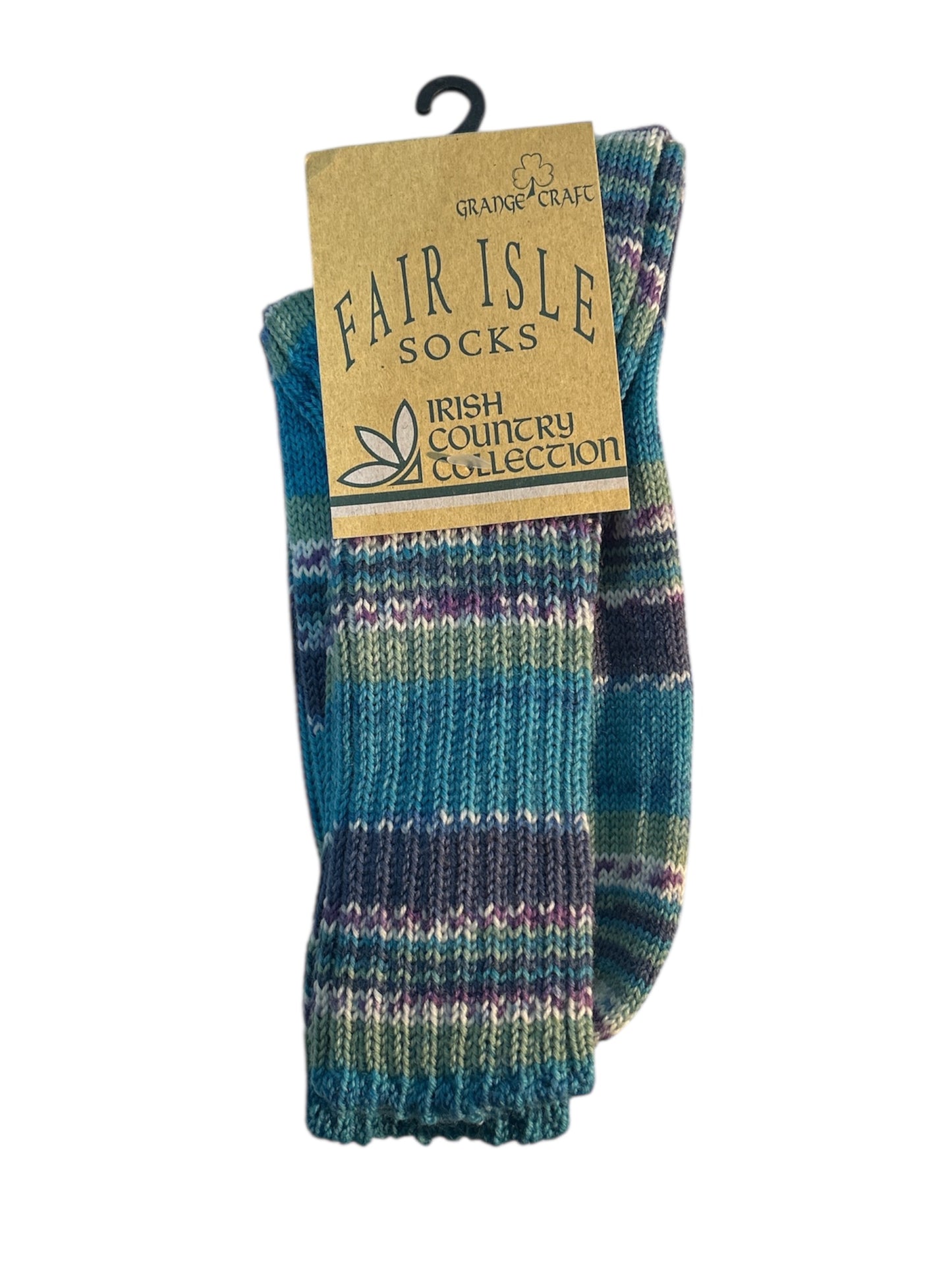 Fair Isle Ladies Socks