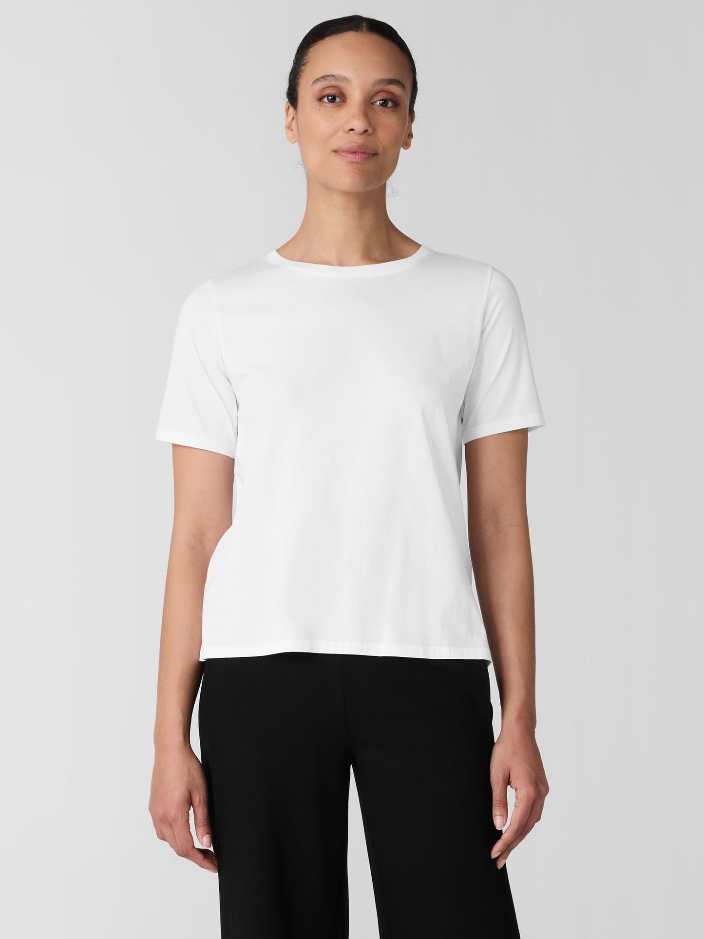 Eileen Fisher Round Neck T-shirt