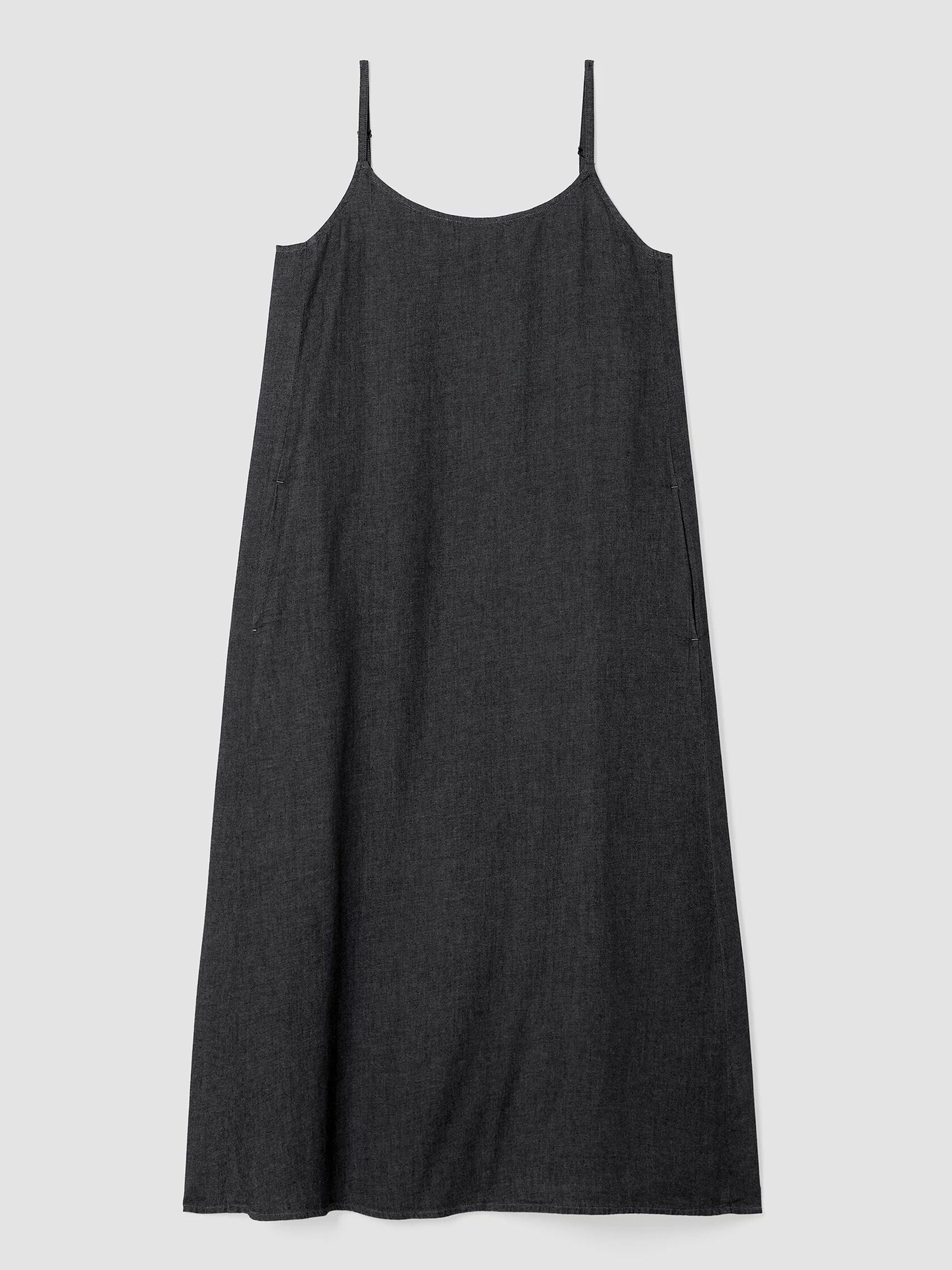 Eileen Fisher Airy Organic Cotton Twill Cami Dress – Tigs Store