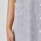 Eileen Fisher Striped Organic Linen Crinkle Shirt Dress