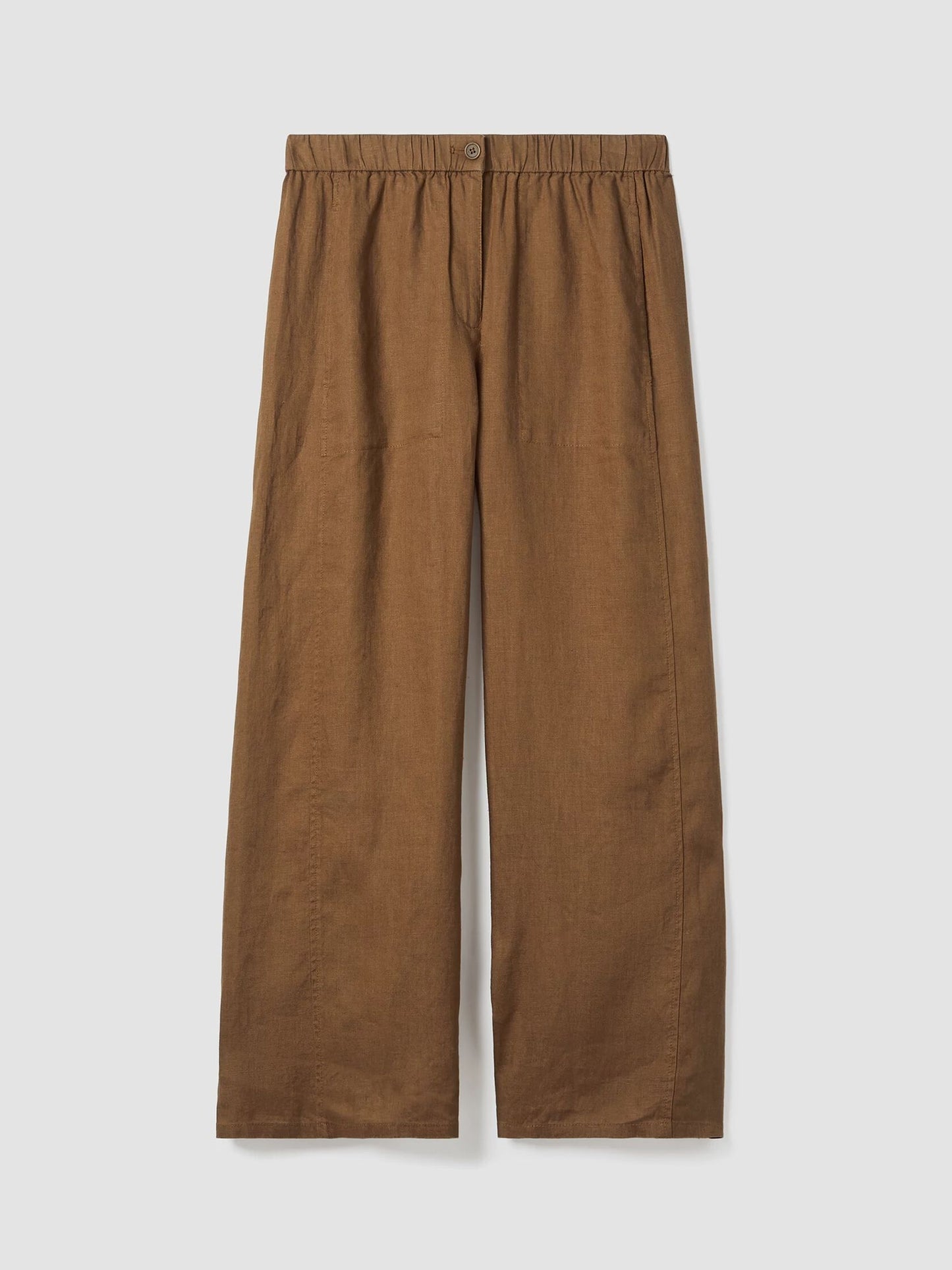 Eileen Fisher Organic Linen Wide Trouser Pant